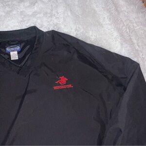Winchester Ammunition Black Windbreaker Sweatshirt size XXL Winchester Firearms